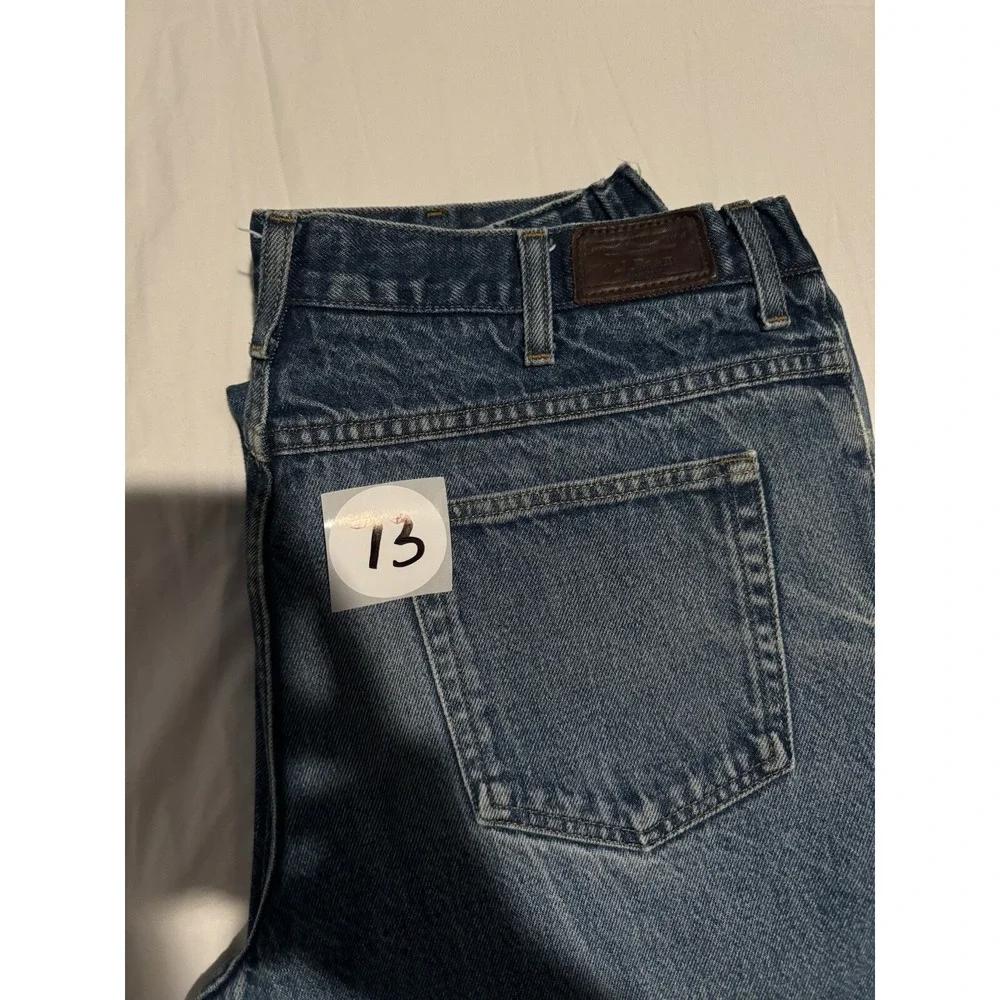 Vintage LL Bean Comfort Waist Jeans Size 35 X 30 Distressed